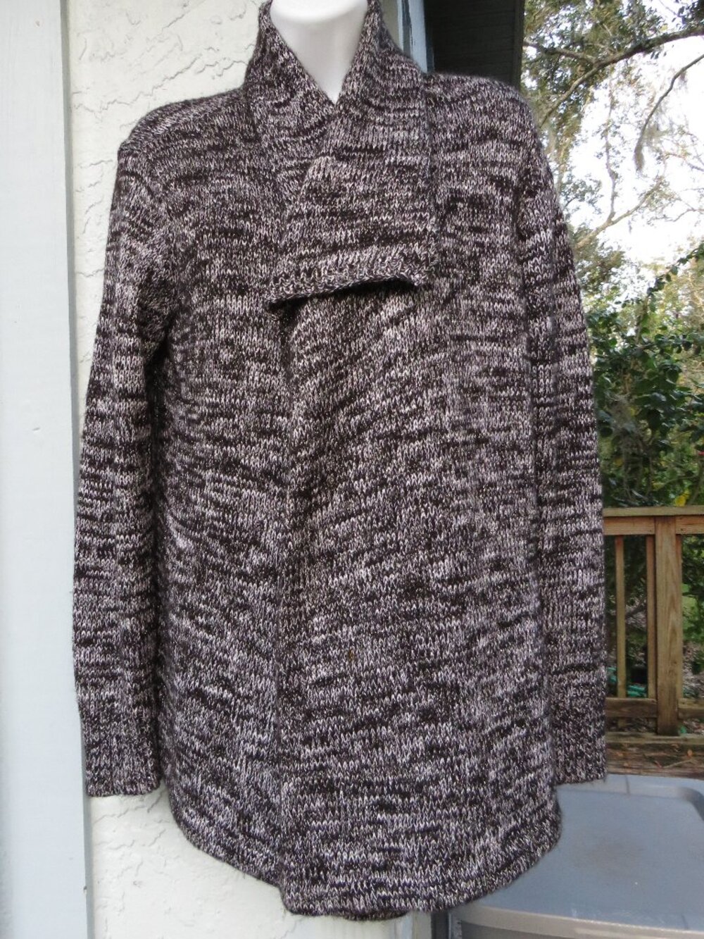 Womans Additions Chicos wrap front Sweater Long Sleeved X Small 0 Chicos size